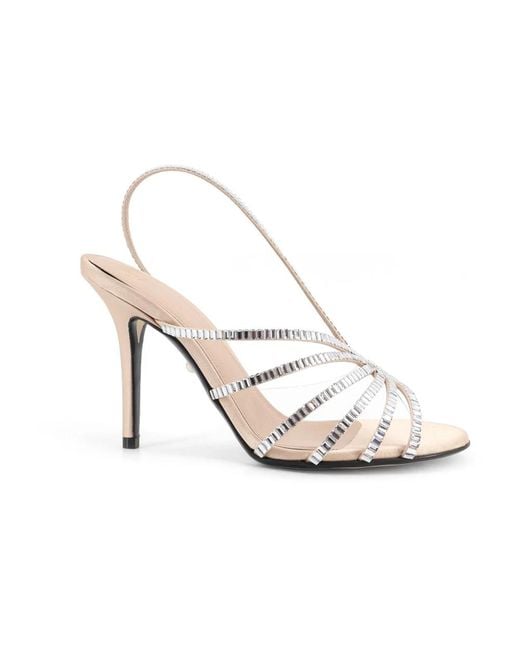 ALEVI White High Heel Sandals