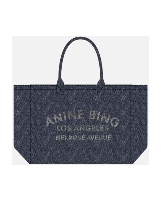 Anine Bing Blue Shopping Bags