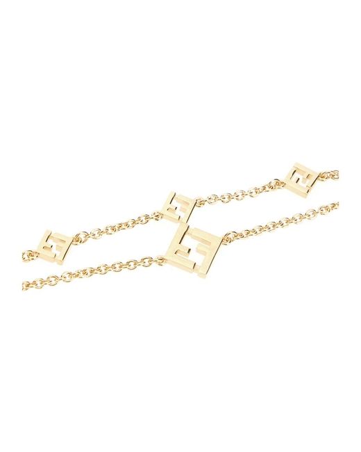 Bracelets Fendi de color Metallic