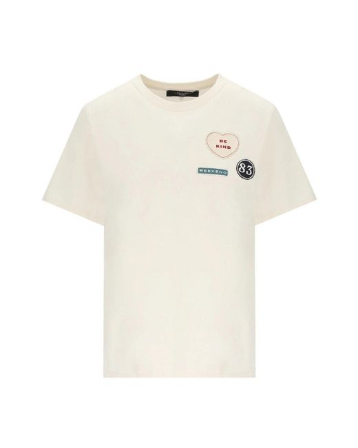 Weekend by Maxmara Women's Natural T-Shirts
