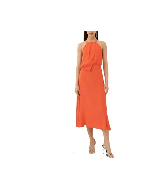 Marella Orange Midi Dresses