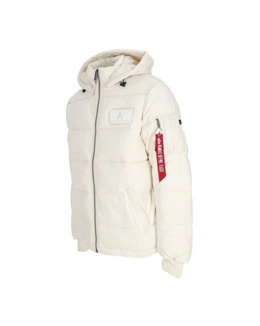 Winter Jackets Alpha Industries de hombre de color White