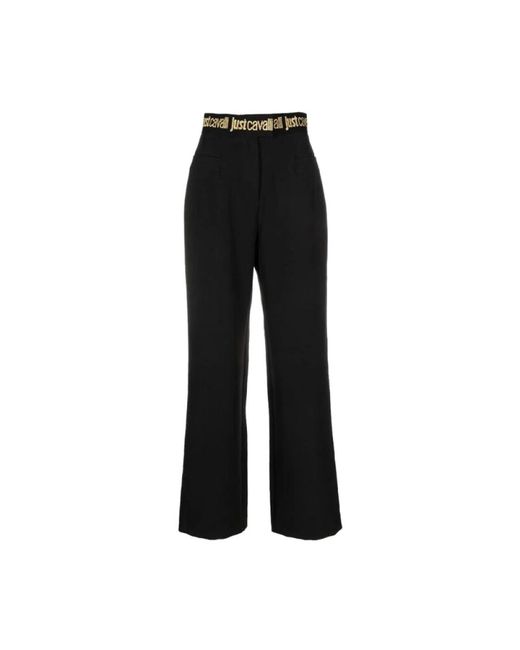 Just Cavalli Black Wide Trousers