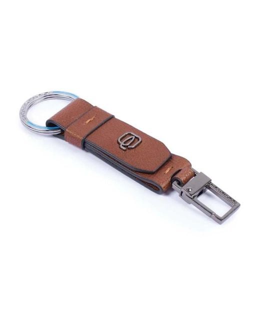 Piquadro Brown Keychains