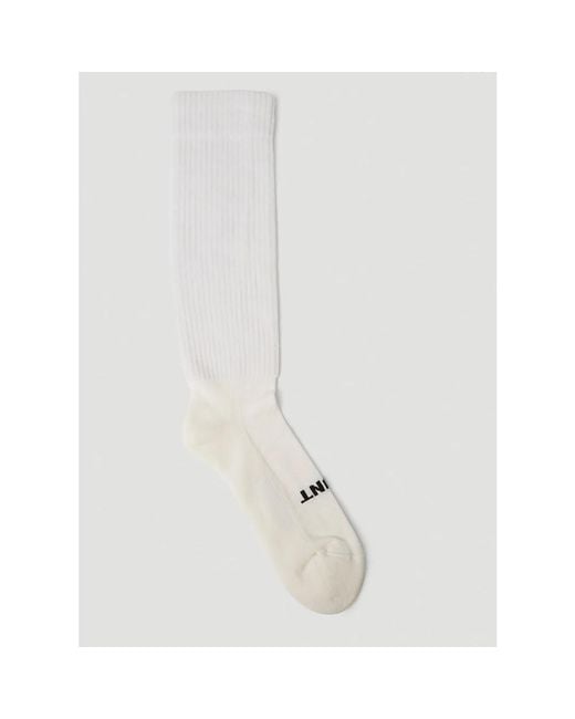 Rick Owens So Socks in het White voor heren