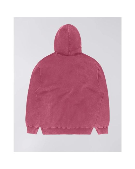 Hoodies Edwin de hombre de color Pink