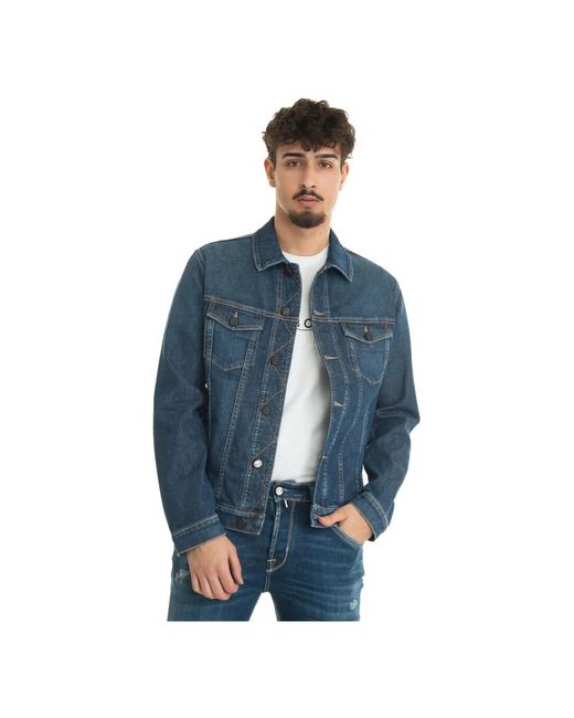 Jacob Cohen Jackets > Denim Jackets in het Blue voor heren