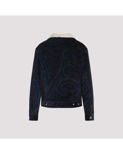 Etro Blue Denim Jackets
