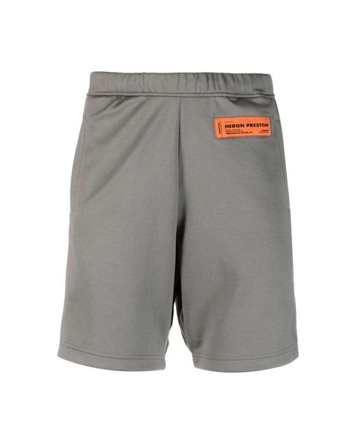 Heron Preston Gray Casual Shorts for men