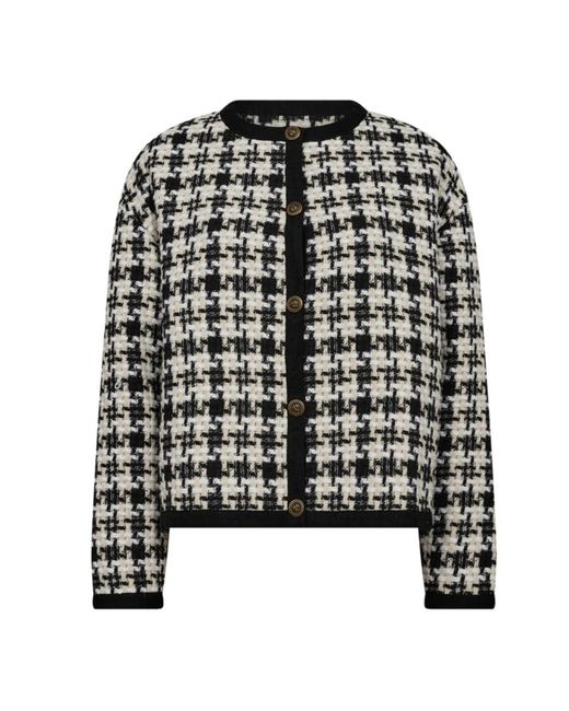 co'couture Black Timmy check jacke