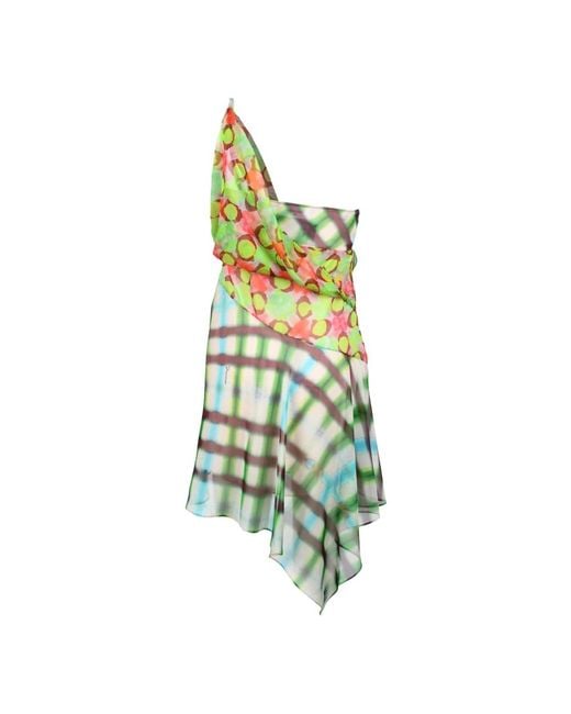 DSquared² Damesjurk Polyester Elegant Zwart in het Yellow