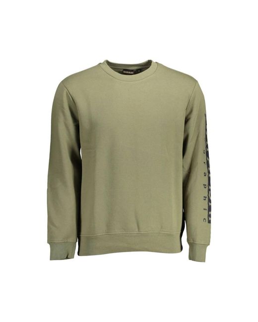 Napapijri Green Sweatshirts for men
