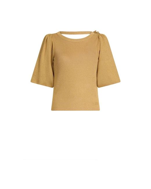 Liu Jo Yellow Goldener Jungle Lux Pullover