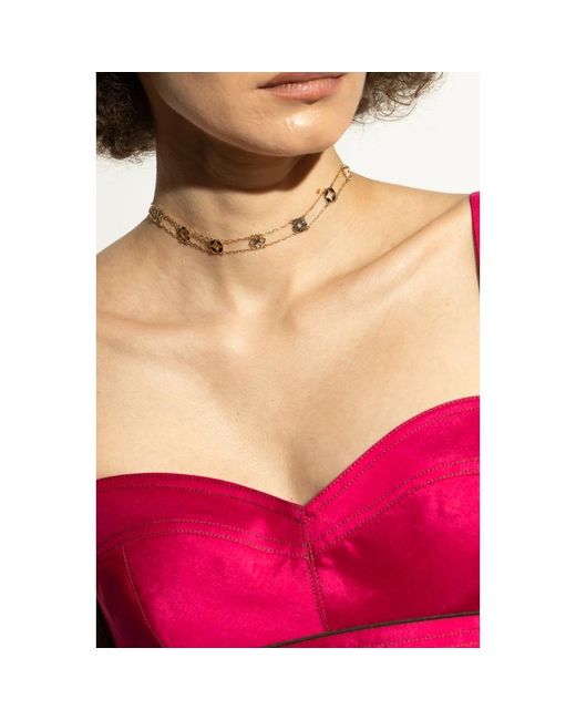 Necklaces Tory Burch de color Metallic