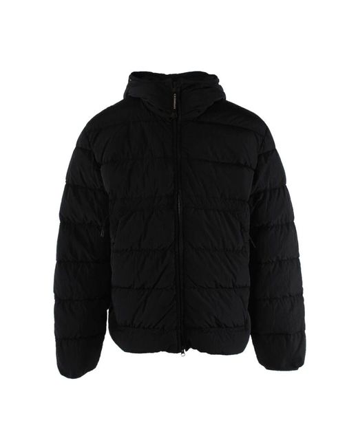 C P Company Blaue chrome-r jacke für männer in Black für Herren