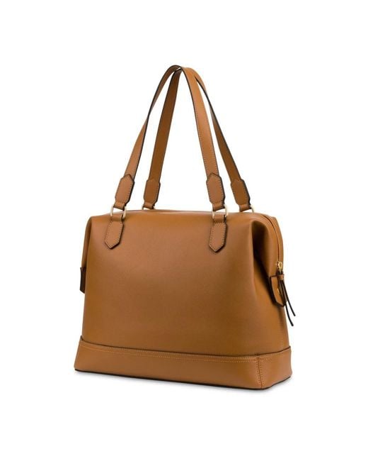 Pollini Brown Crown Schultertasche