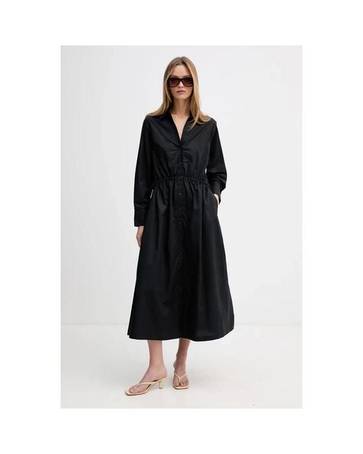 Midi Dresses DKNY de color Black