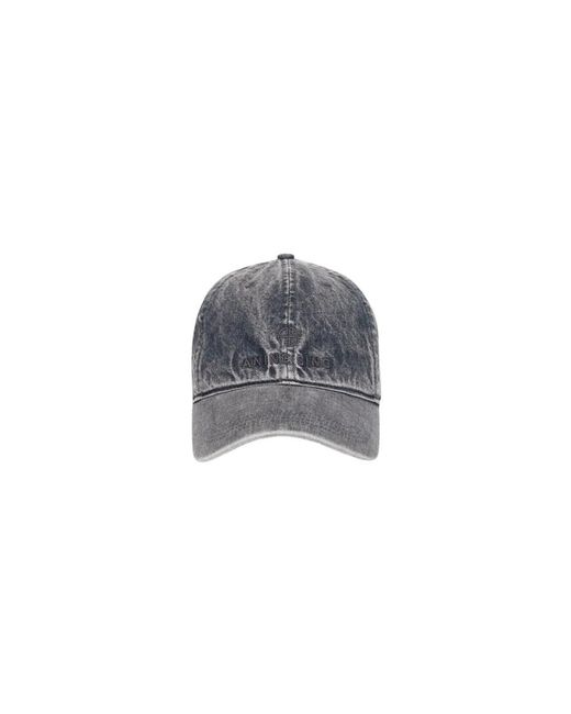 Anine Bing Gray Hats & Caps
