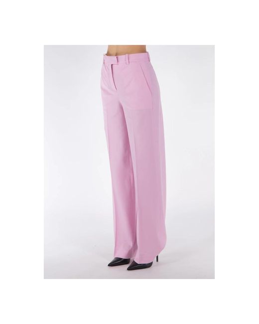 Circolo 1901 Pink Wide Trousers