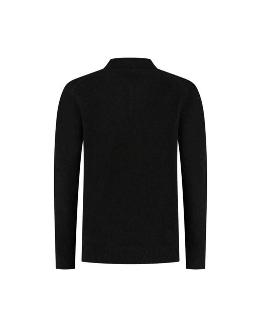 Round-Neck Knitwear Pure Path de hombre de color Black