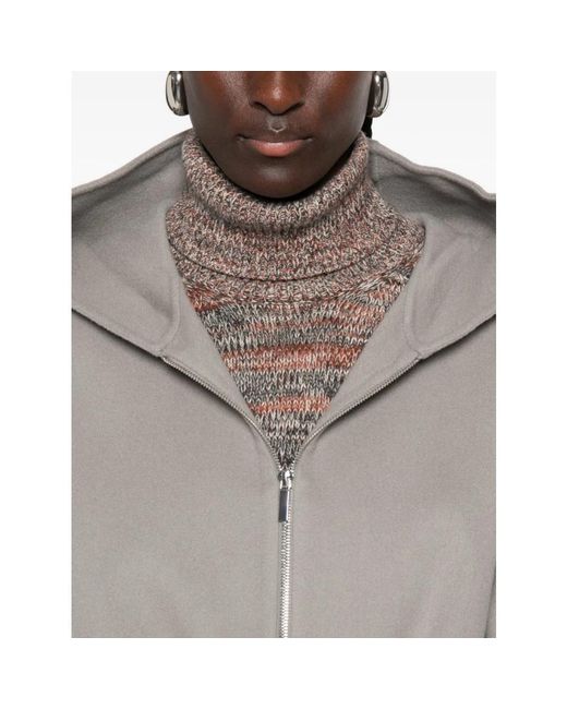 Max Mara Gray Light Jackets