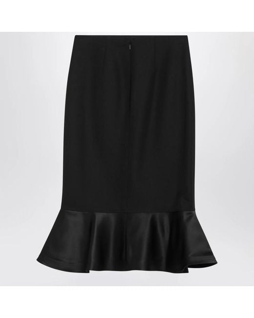 Fendi Rokken ,Zwart ,Zwarte Pencil Rok in het Black