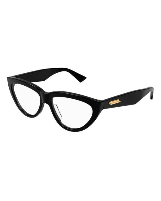 Occhiali bv1193o neri classici di Bottega Veneta in Black