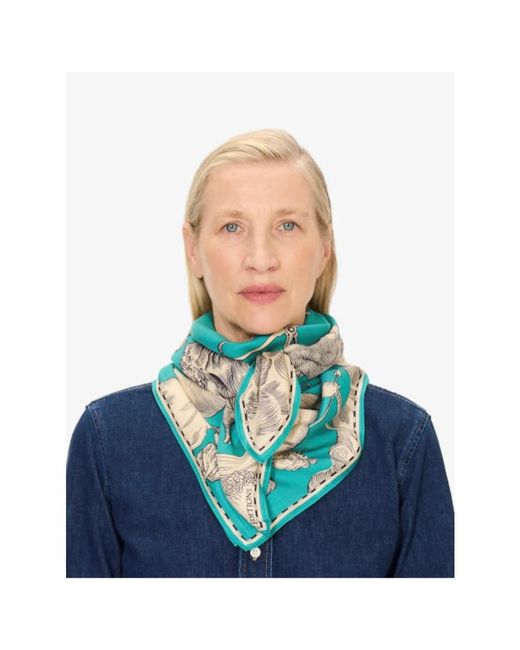 Inoui Edition Blue Silky Scarves