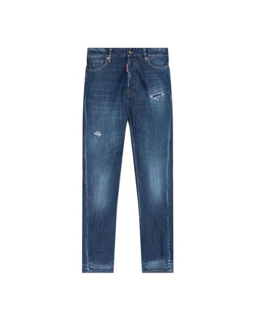 DSquared² Jeans ,Blauw ,Katoen Loose Twst Jeans in het Blue voor heren