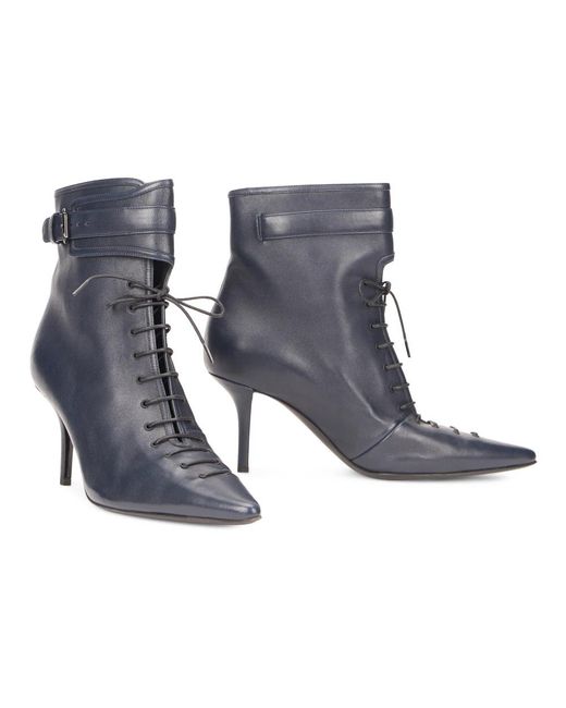 Philosophy Di Lorenzo Serafini Gray Heeled Boots