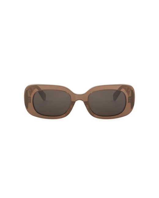Céline Accessoires ,Bruin ,Elegante Zonnebril Voor Stijlvolle Look in het Brown