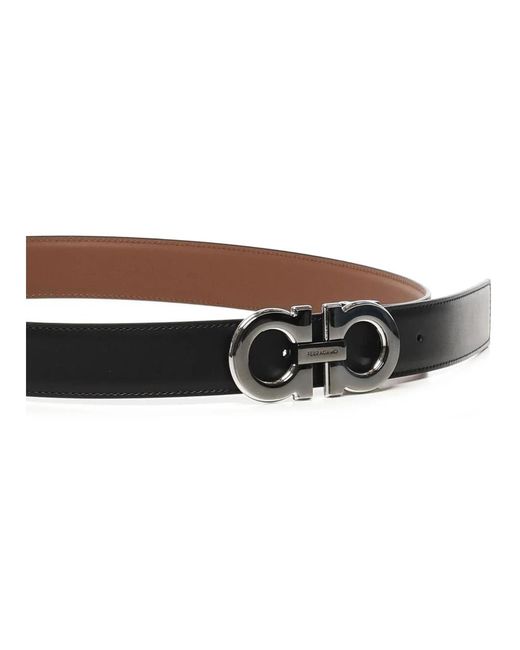 Ferragamo Black Belts for men