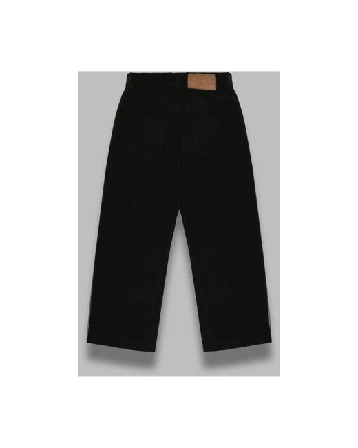 VAQUERA Gray Painted Workwear Pants