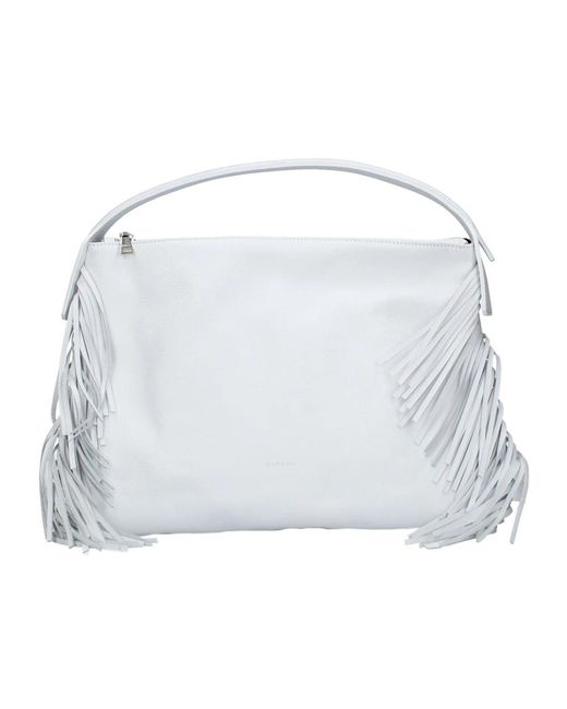 Ripani White Lederhandtasche für moderne frau