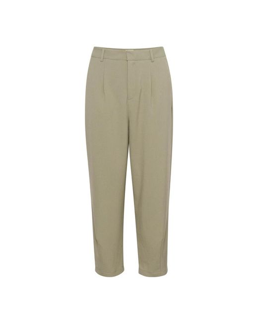 Kaffe Green Cropped Trousers