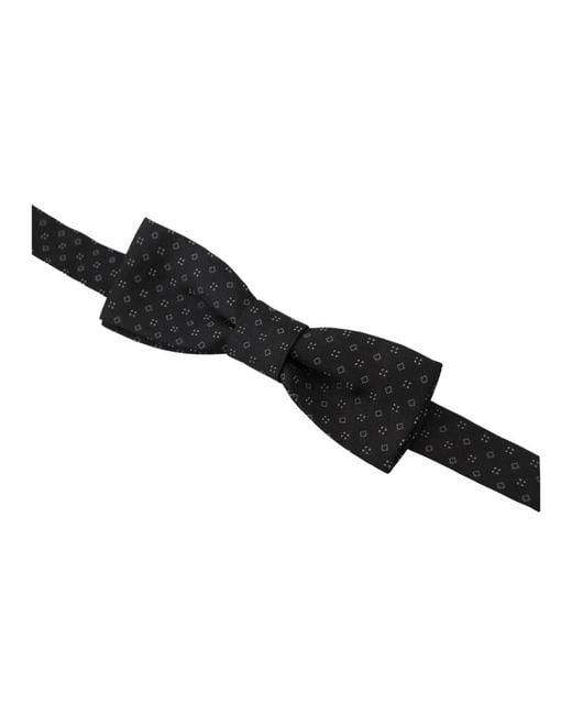 Dolce & Gabbana Black Bow Ties for men