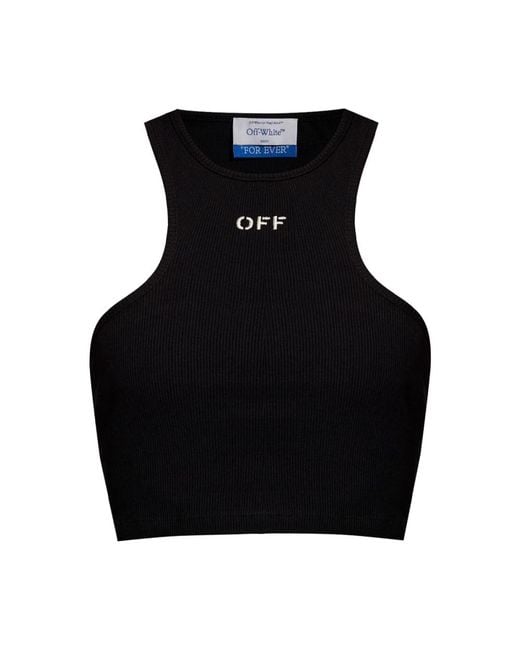 Off-White c/o Virgil Abloh Black Sleeveless Tops