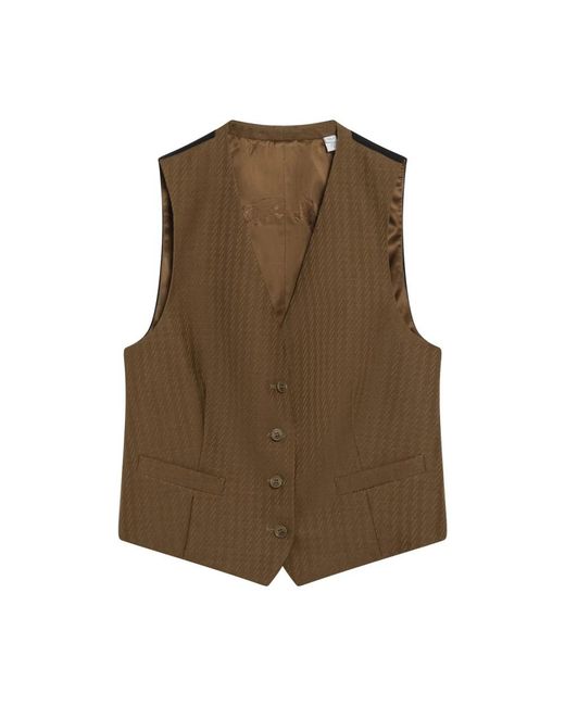 Vests Burberry en coloris Brown