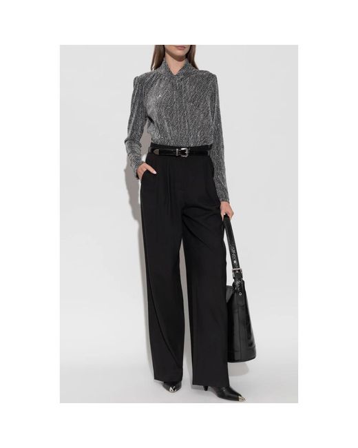 IRO Gray Long Sleeve Tops