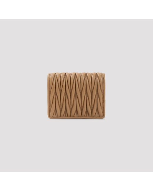 Miu Miu Brown Wallets & Cardholders