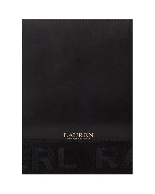 Ralph Lauren Black Konvertierbare landyn medium tasche in schwarz