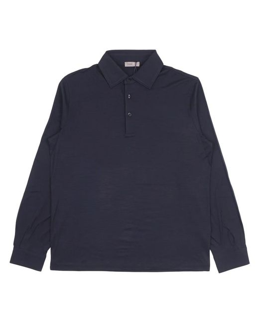 Herno Blue Round-Neck Knitwear for men
