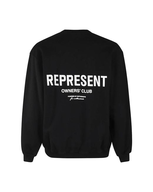 Represent Black Sweatshirts for men