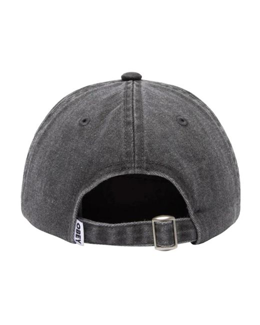Obey Accessoires ,Zwart ,Caps in het Gray