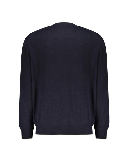 Paul & Shark Blue Round-Neck Knitwear for men