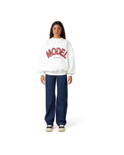 Philippe Model White Sweatshirts