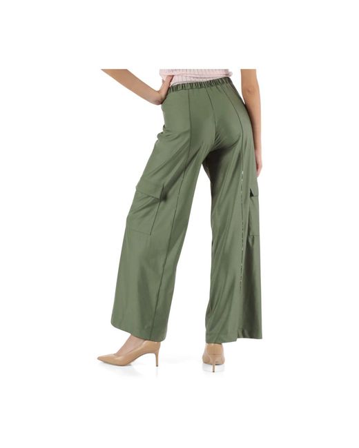 Trousers > wide trousers Max Mara en coloris Green