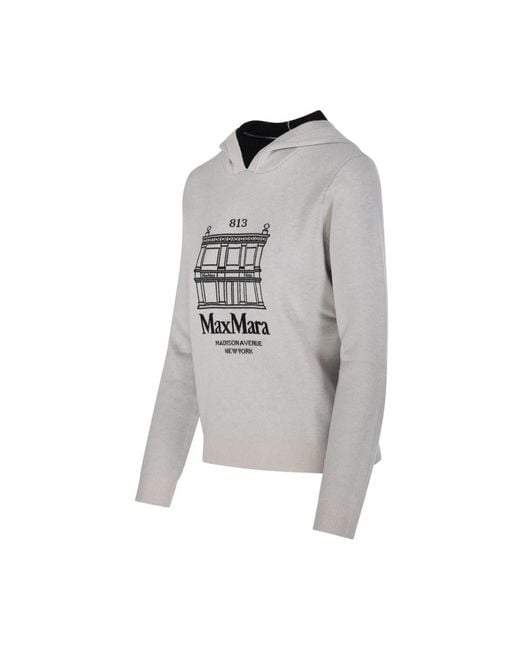 Max Mara Gray Hoodies