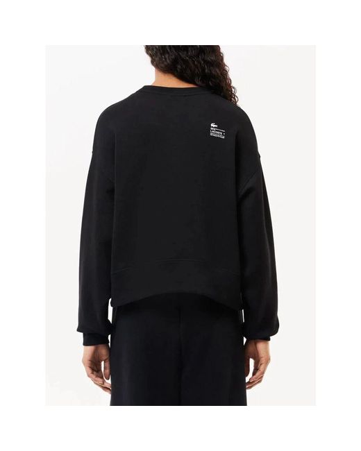 Sweatshirts Lacoste de color Black