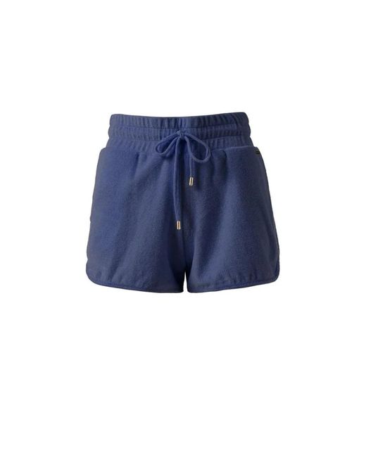 Shorts navy harley con coulisse in vita di Melissa Odabash in Blue